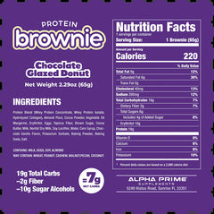 Prime Bites Protein Brownie - Chocolate Glazed Donut
