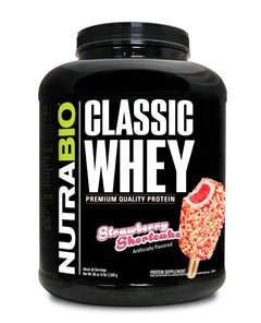 PROMO Nutrabio Classic Whey - Strawberry Shortcake (Incluye Shaker de Regalía)