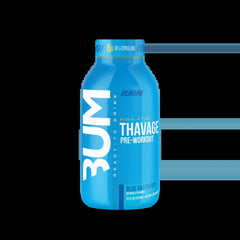 Raw BUM Thavage RTD Pre-workout - Blue Raspberry