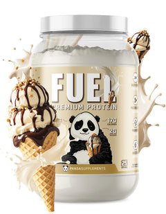 Panda FUEL Premium Protein - Sundae Ice Cream Cone with Waffle Cone & Peanut Inclusions