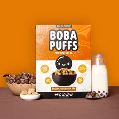 Boba Puffs Protein Cereal - Brown Sugar Boba Puffs