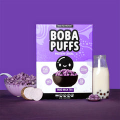 Boba Puffs Protein Cereal - Taro Milk Tea