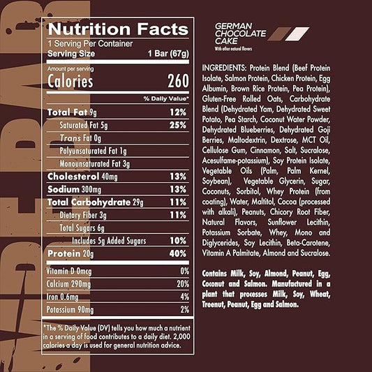 Redcon1 MRE BAR - German Chocolate Cake