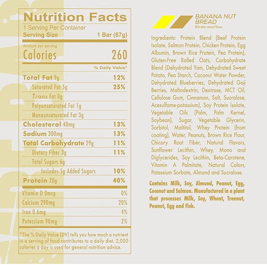 Redcon1 MRE BAR - Banana Nut Bread
