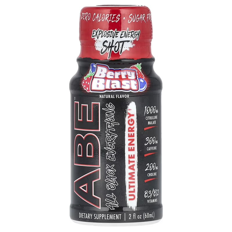 ABE Ultímate Pre Workout Shot 60 ml - Berry Blast
