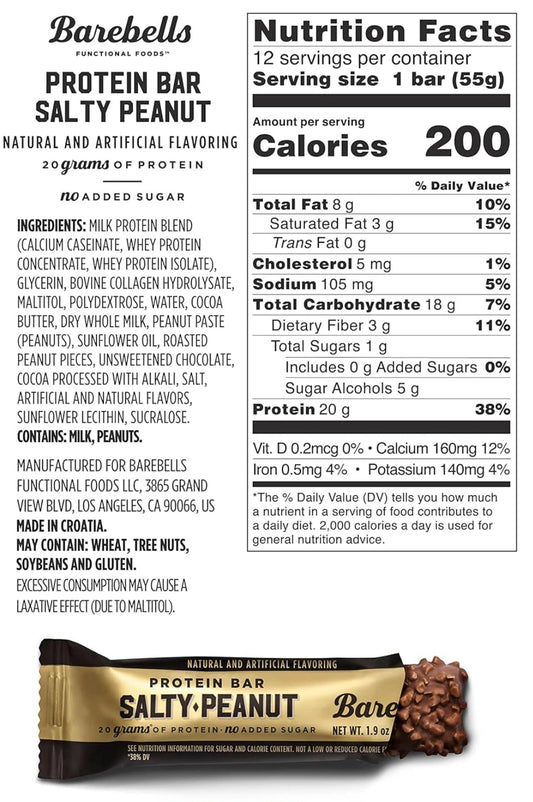 Barebells Protein Bar - Salty Peanut