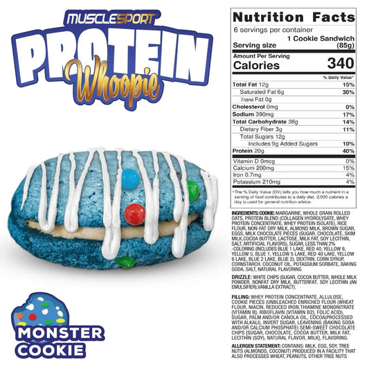 Musclesport Protein Whoopie - Cookie Monster