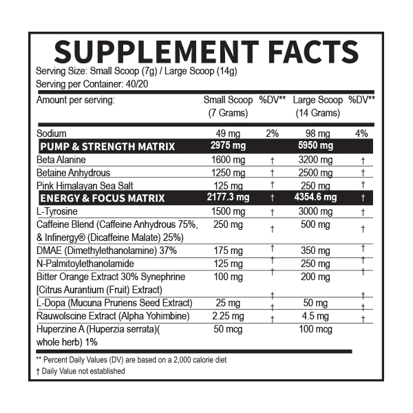 Dragon Pharma Pre-Workout - Venom Inferno