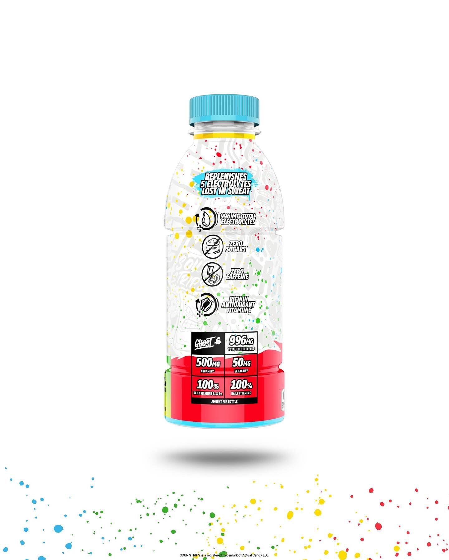 Ghost Hydration Sour Strips Rainbow