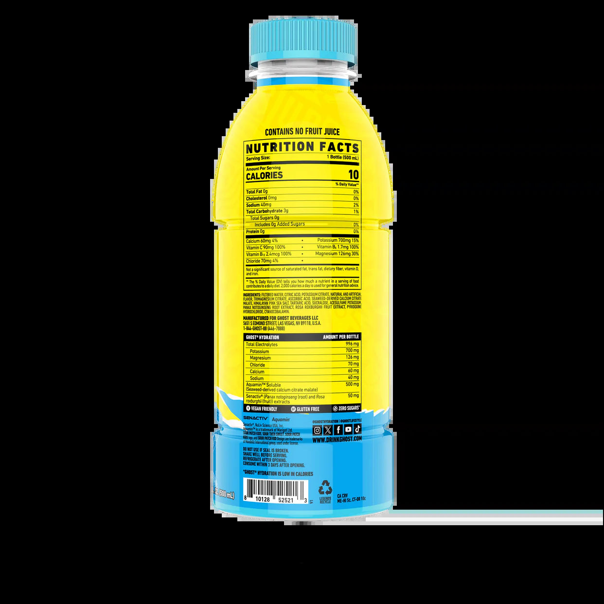 Ghost Hydration Sour Patch Kids - Blue Raspberry