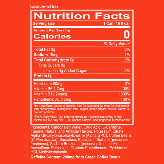 REDCON1  Energy Drink - Sour Peach Rings