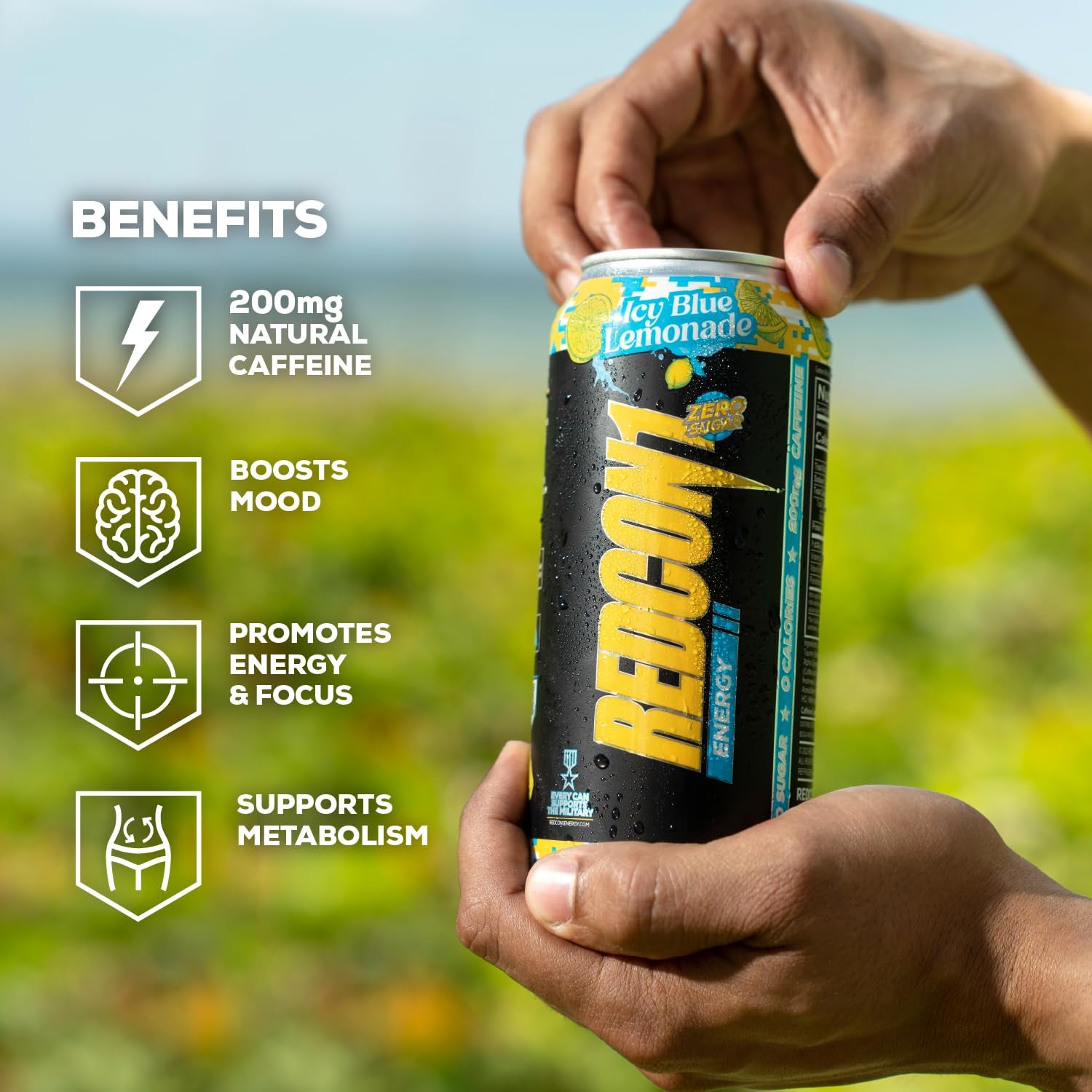 REDCON1  Energy Drink -  Icy Blue Lemonade