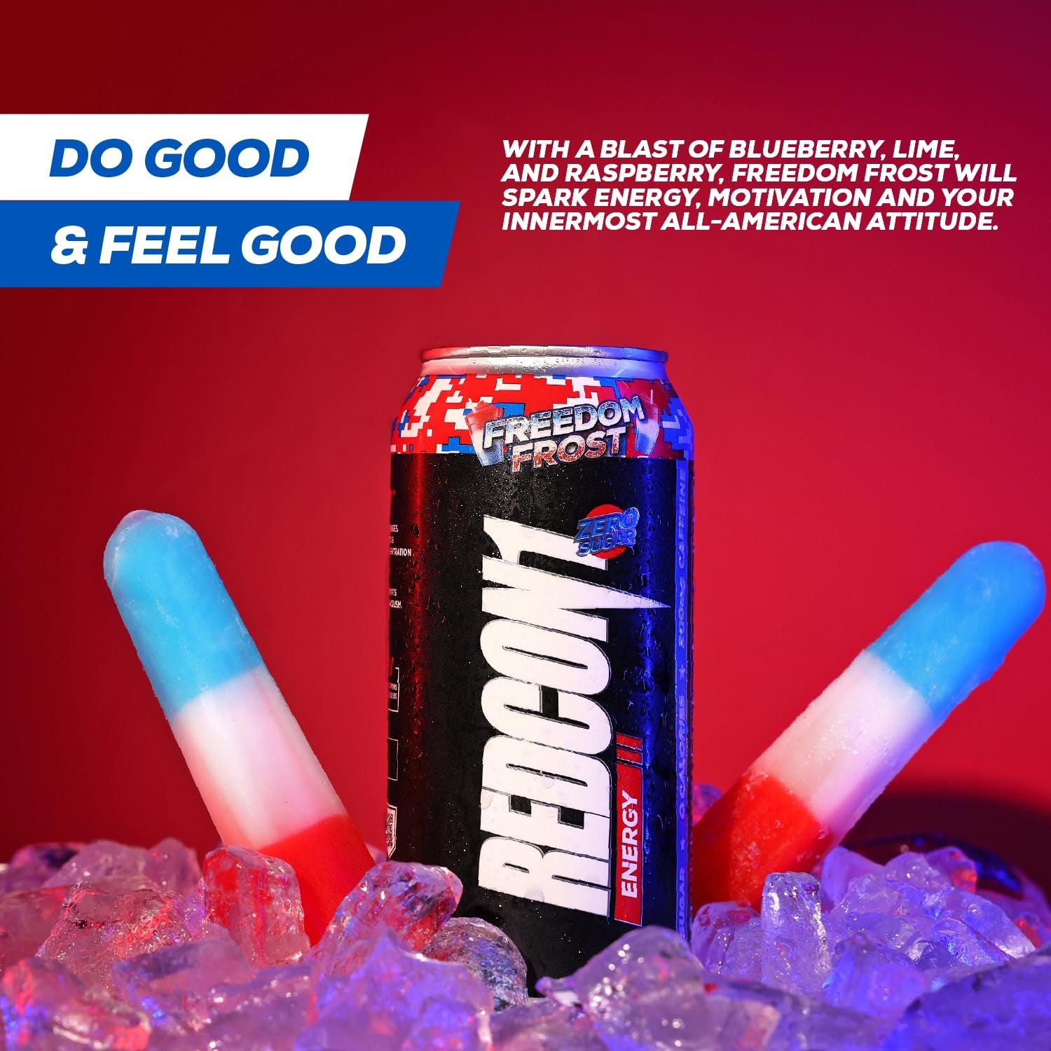 REDCON1  Energy Drink -  Freedom Frost
