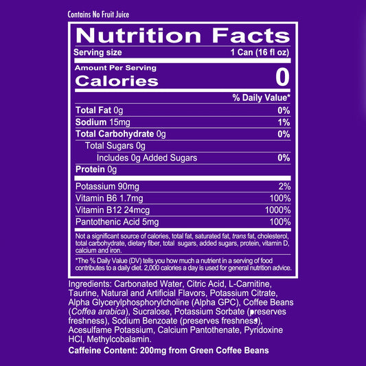 REDCON1  Energy Drink -  Sour Gummy Blast
