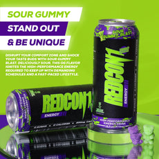 REDCON1  Energy Drink -  Sour Gummy Blast