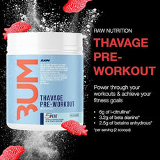 Raw BUM Thavage Pre-workout - Pre 5 Peat