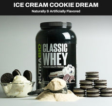 PROMO Nutrabio Classic Whey - Ice Cream Cookie Dream (Incluye Shaker de Regalía)