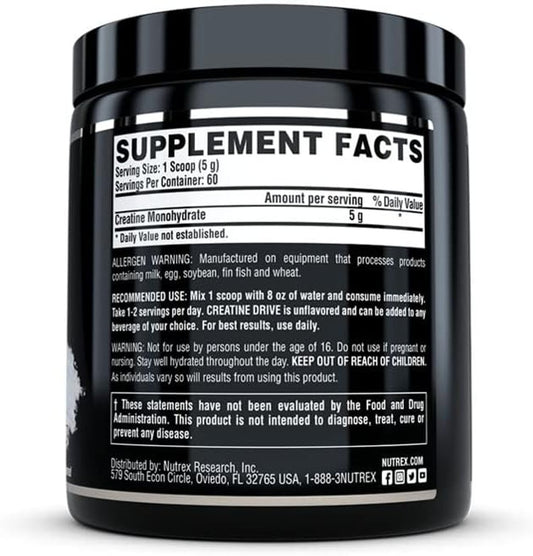 Nutrex Creatine Monohydrate - Unflavored
