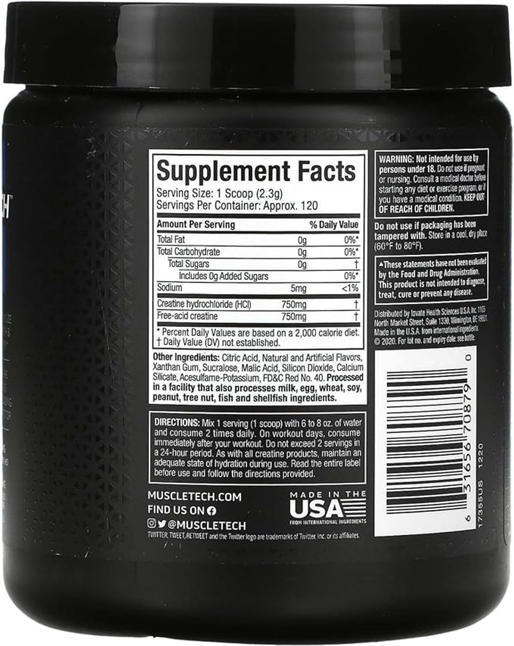MuscleTech Cell Tech CREACTOR - Unflavored
