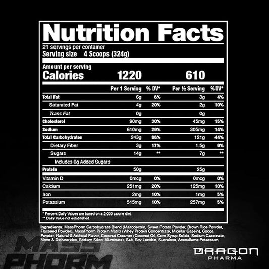 Dragon Pharma Mass Phorm - Vanilla Milkshake