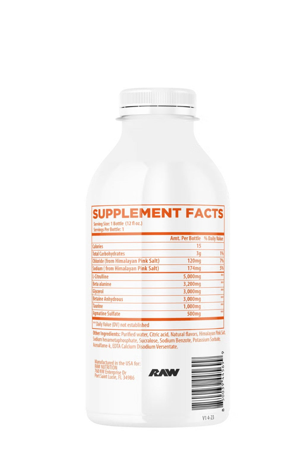 BUM Essential PUMP RTD NON-STIM Pre-workout - Rainbow Sherbert