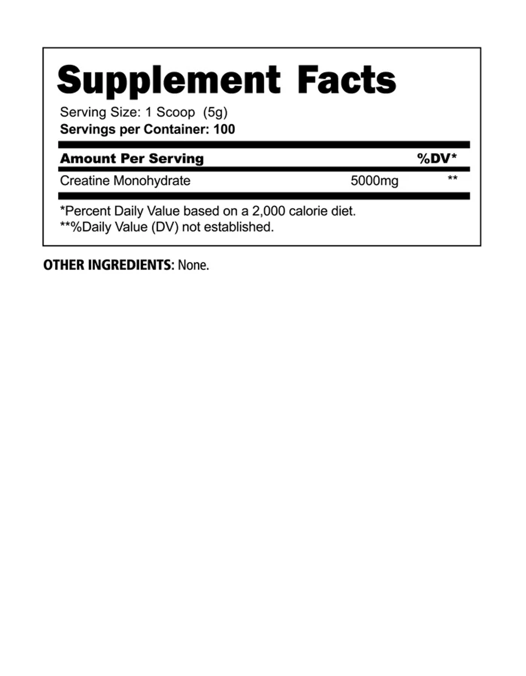 Panda - Mocronized Creatine Monohydrate