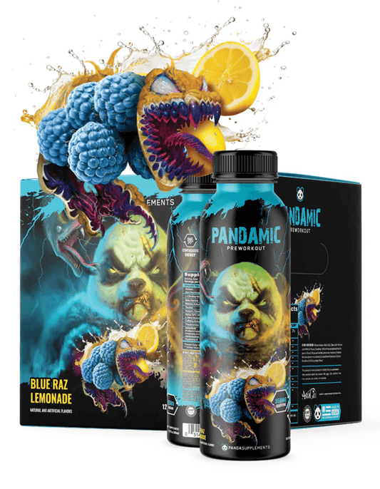Panda Pandamic Pre Workout - RTD - Blue Raz Lemonade