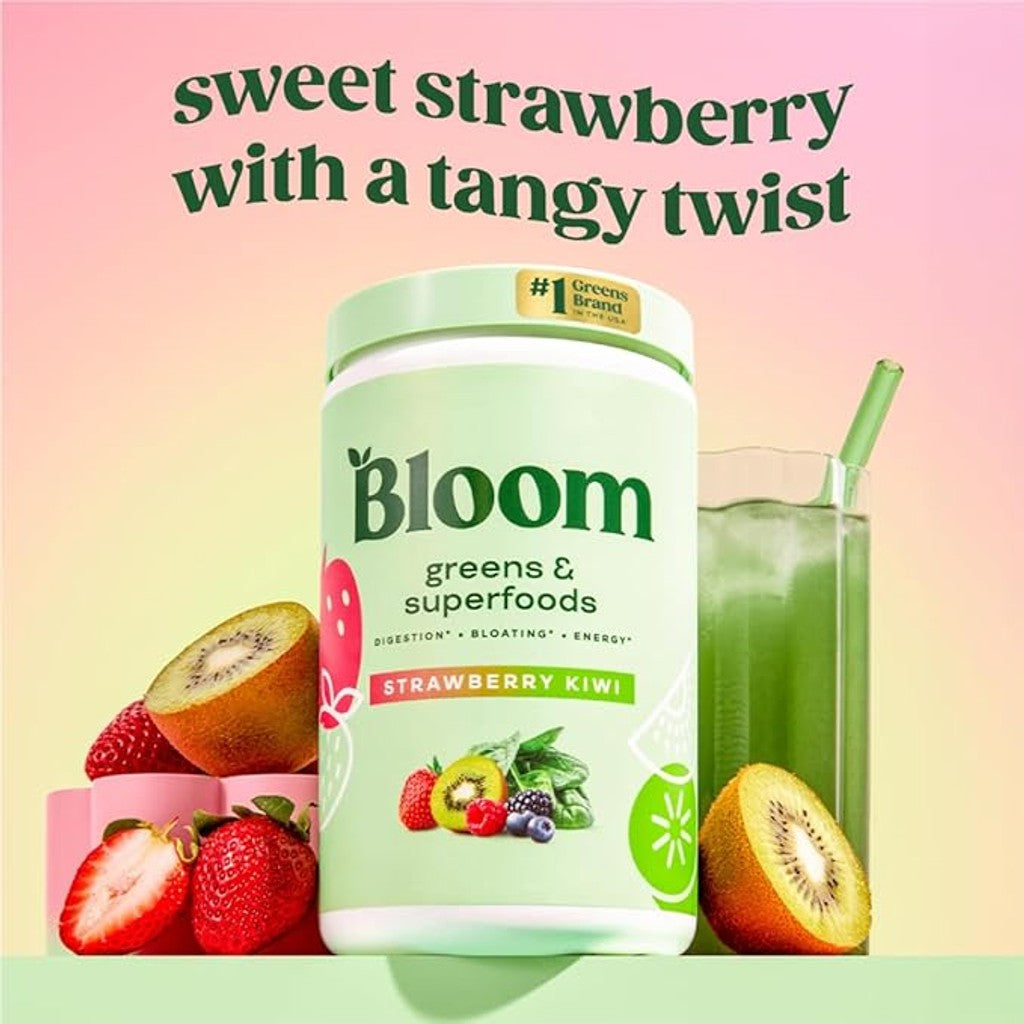 Bloom - Greens & Superfood - Strawberry Kiwi