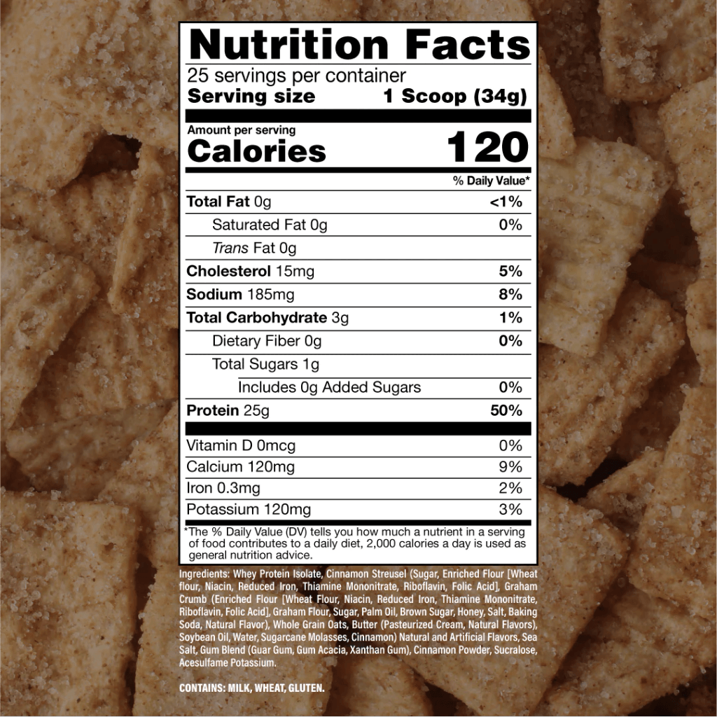 Raw BUM Itholate Protein - Cinnamon Crunch Cereal