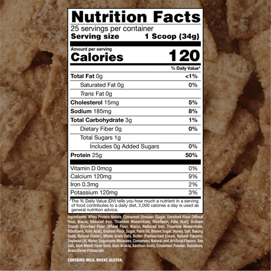 Raw BUM Itholate Protein - Cinnamon Crunch Cereal