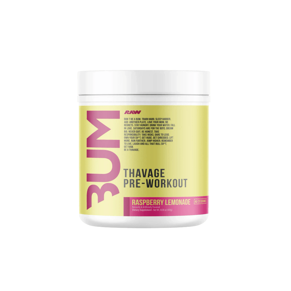 Raw BUM Thavage Pre-workout - Raspberry Lemonade