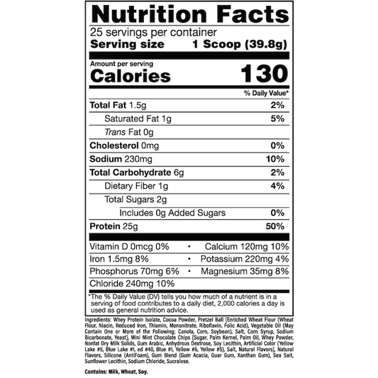 Raw BUM Itholate Protein - Choco Peppermint Pretzel Bark