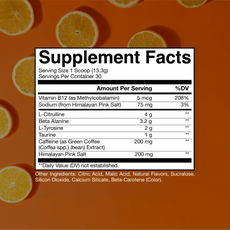 Raw BUM Essential Pre-Workout - Orange