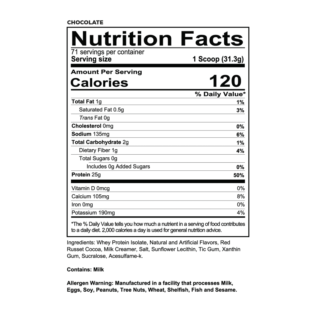 Redcon1 Protein ISOTOPE - Chocolate
