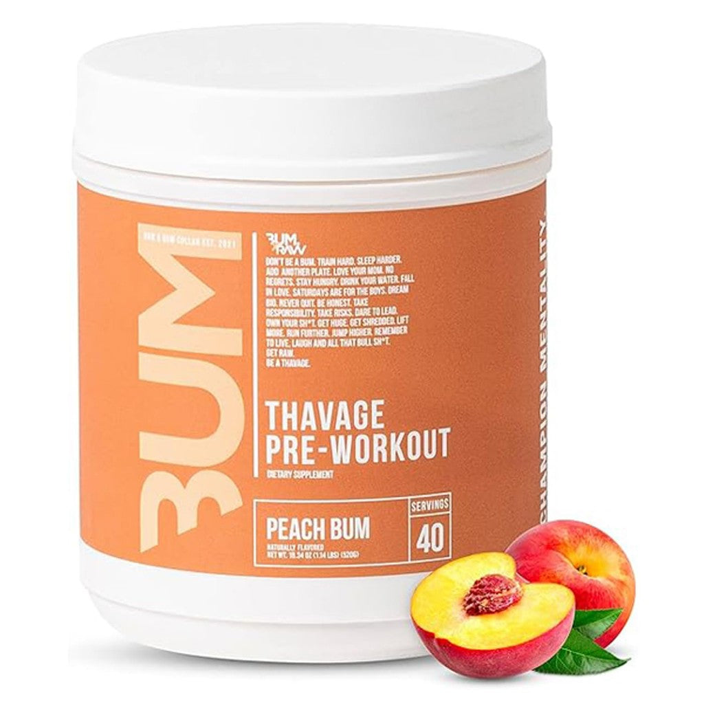 Raw BUM Thavage Pre-workout - Peach Bum