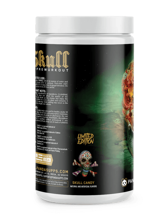 Panda SKULL Nootropic Pre-Workout - Skull Candy Limited Edition