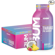 Raw BUM Thavage RTD Pre-workout - Miami Vice