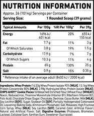 Ghost Protein - Chocolate Chip Cookie