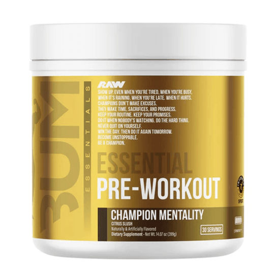 Raw BUM Essential Pre-Workout - Champion Mentality