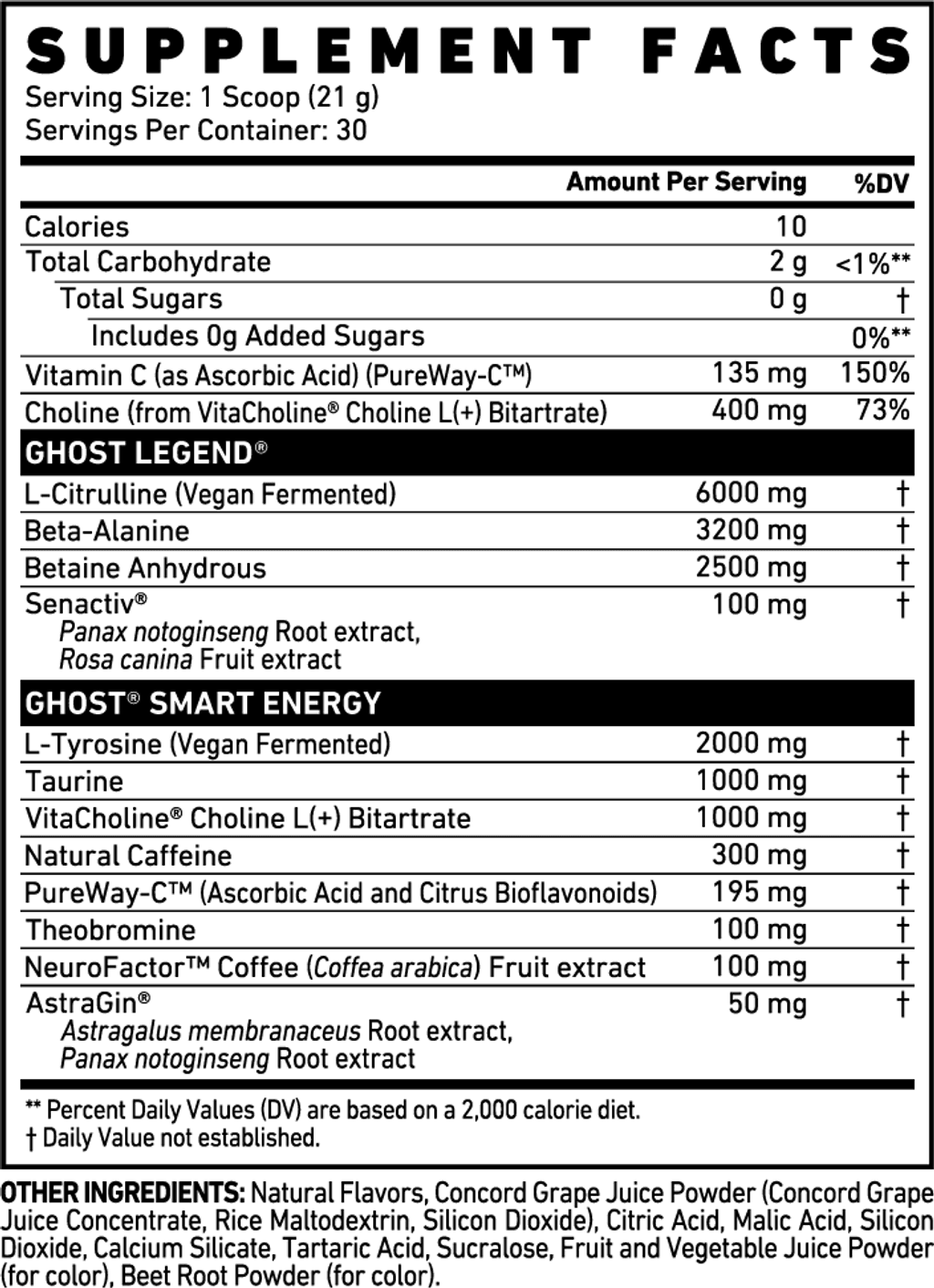 GHOST – LEGEND (Pre-Workout)