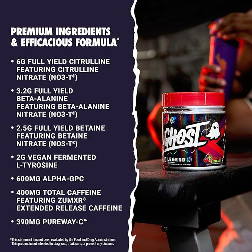 GHOST – LEGEND ALL OUT (Pre-Workout Máxima Potencia)