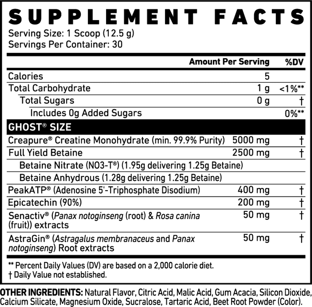 GHOST – SIZE (Muscle Builder con Creapure®)
