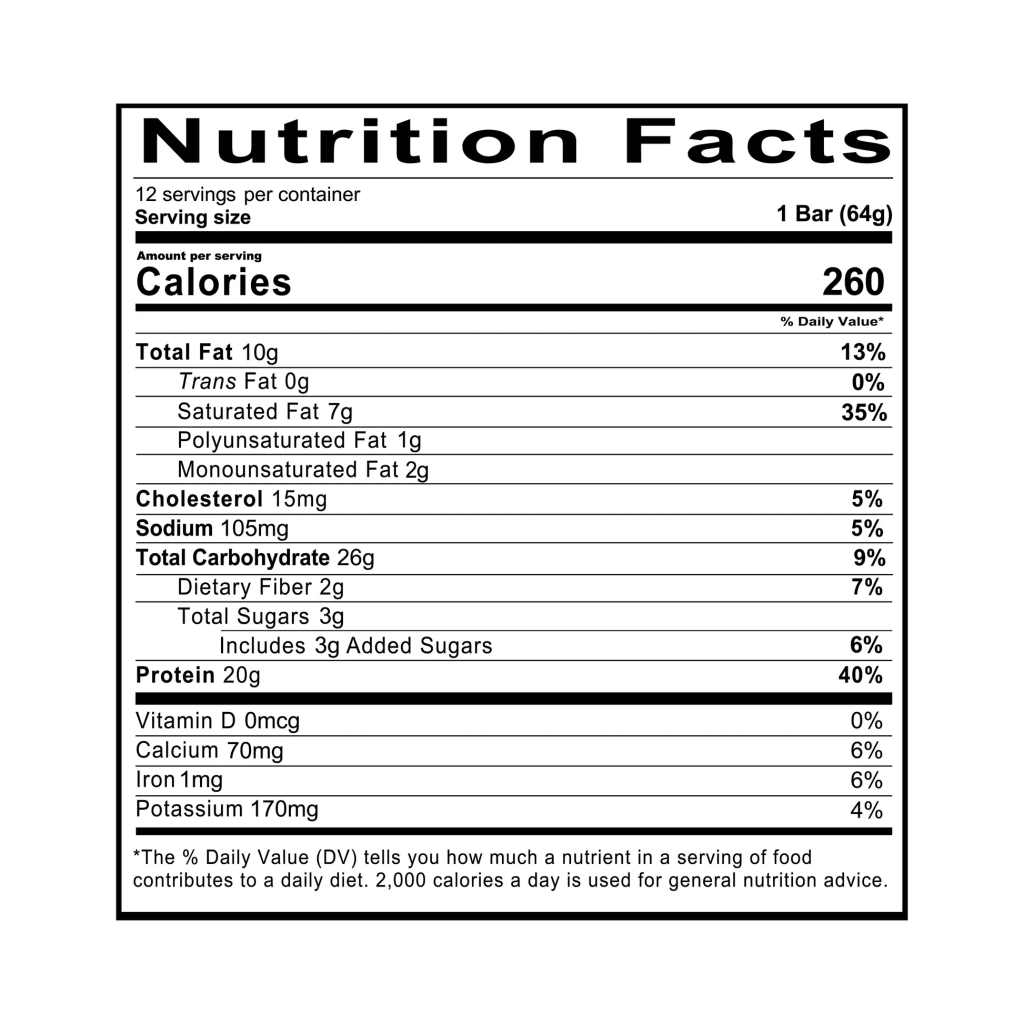 REDCON1 – MRE PROTEIN BAR