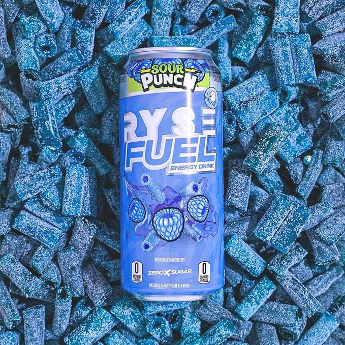 Ryse FUEL Energy Drink - Sour Punch Blue Raspberry