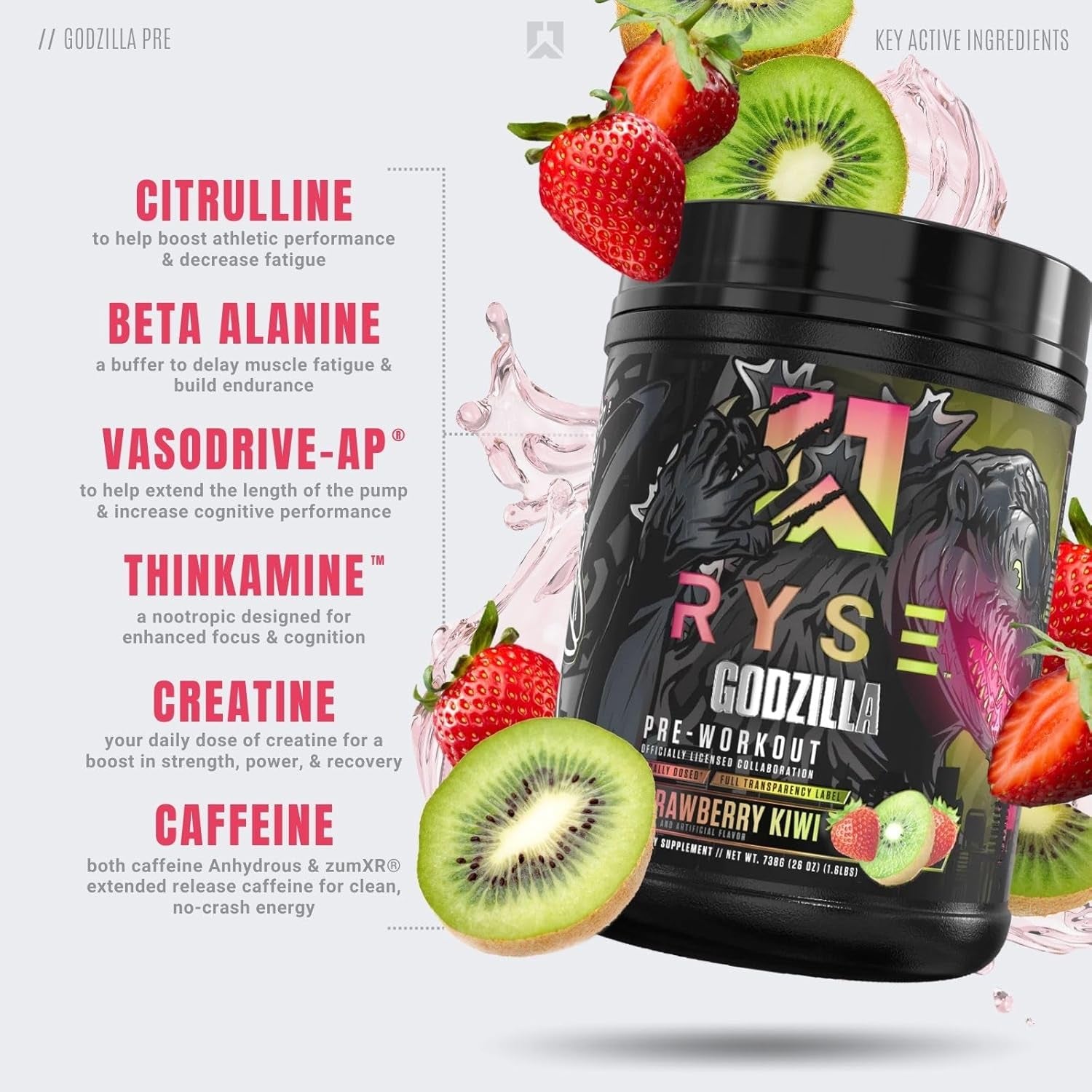 Ryse Godzilla - Strawberry kiwi