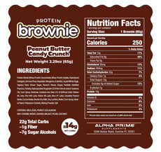 Prime Bites Protein Brownie - Peanut Butter Candy Crunch