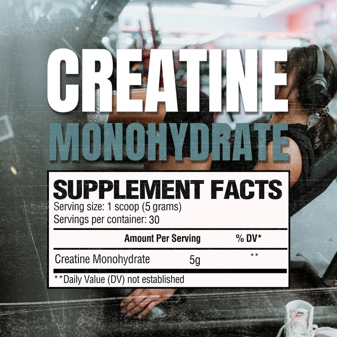 Raw Creatine Monohydrate - Unflavored