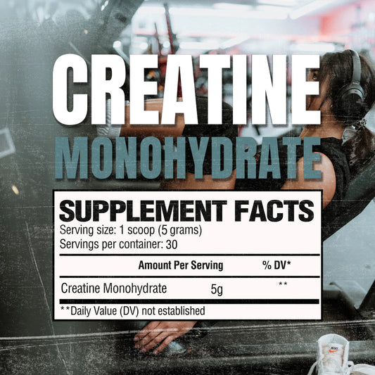 Raw Creatine Monohydrate - Unflavored