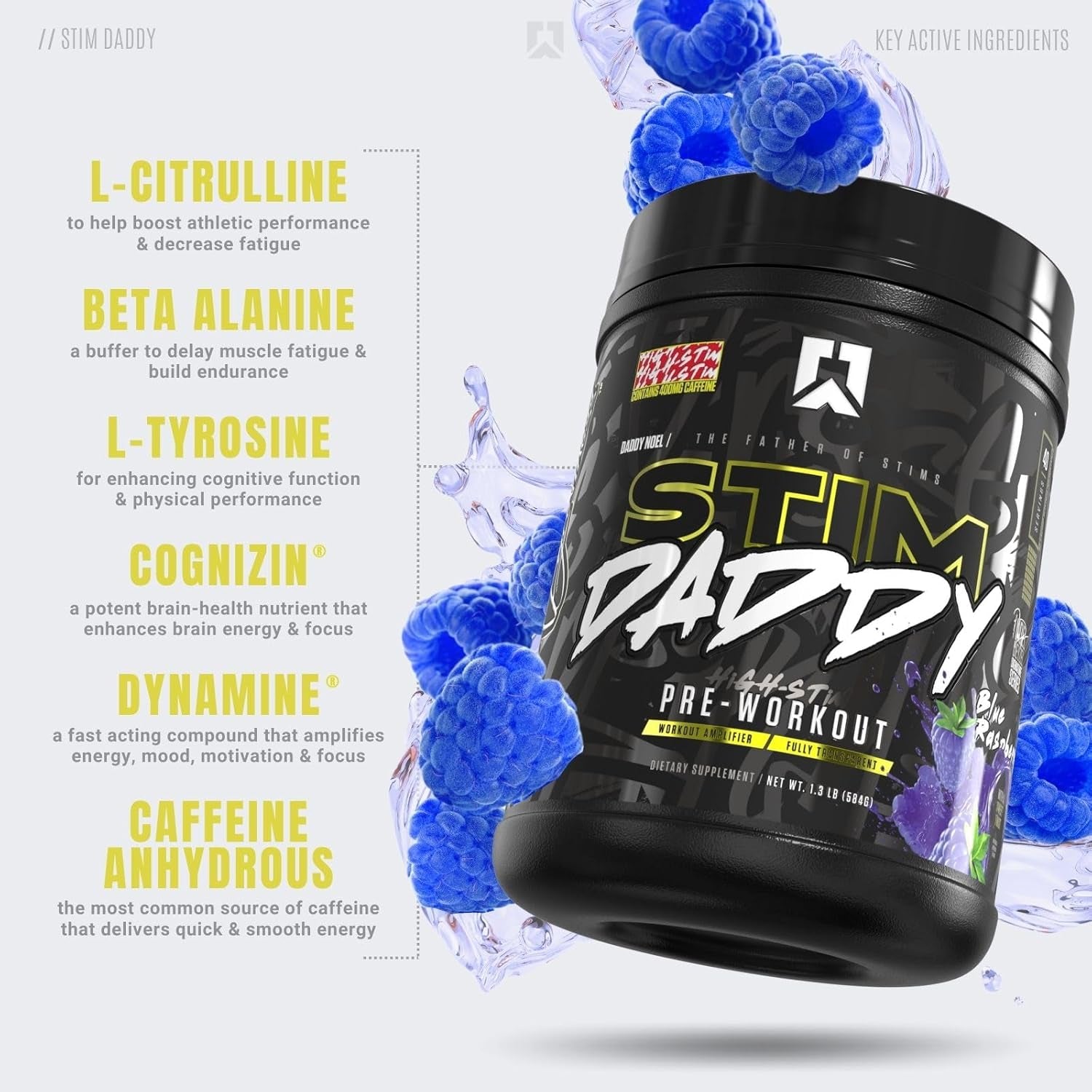Ryse Stim Daddy - Blue Raspberry