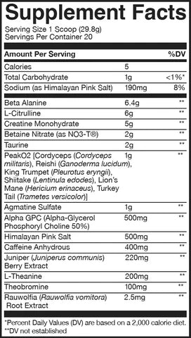 Raw BUM Thuper Thavage Pre-Workout - Cherry Berry